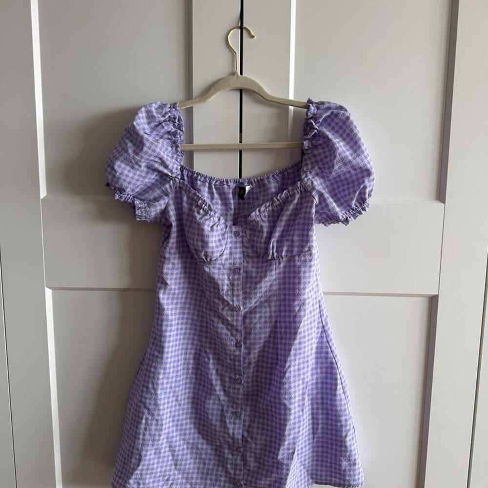 H&M Gingham Mini Dress